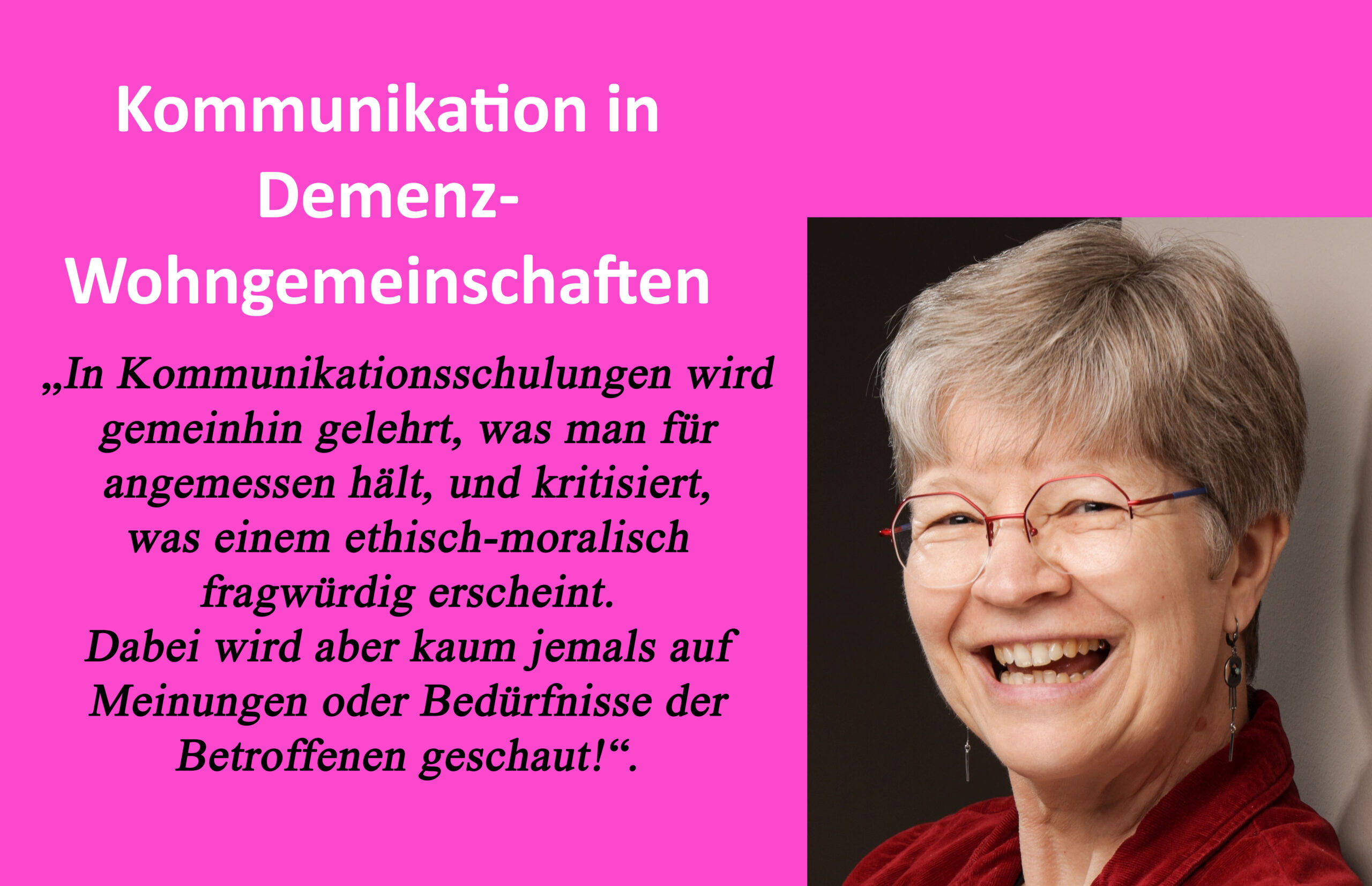 Kommunikation in DemenzWohngemeinschaften demenzzeitung.de / demenz