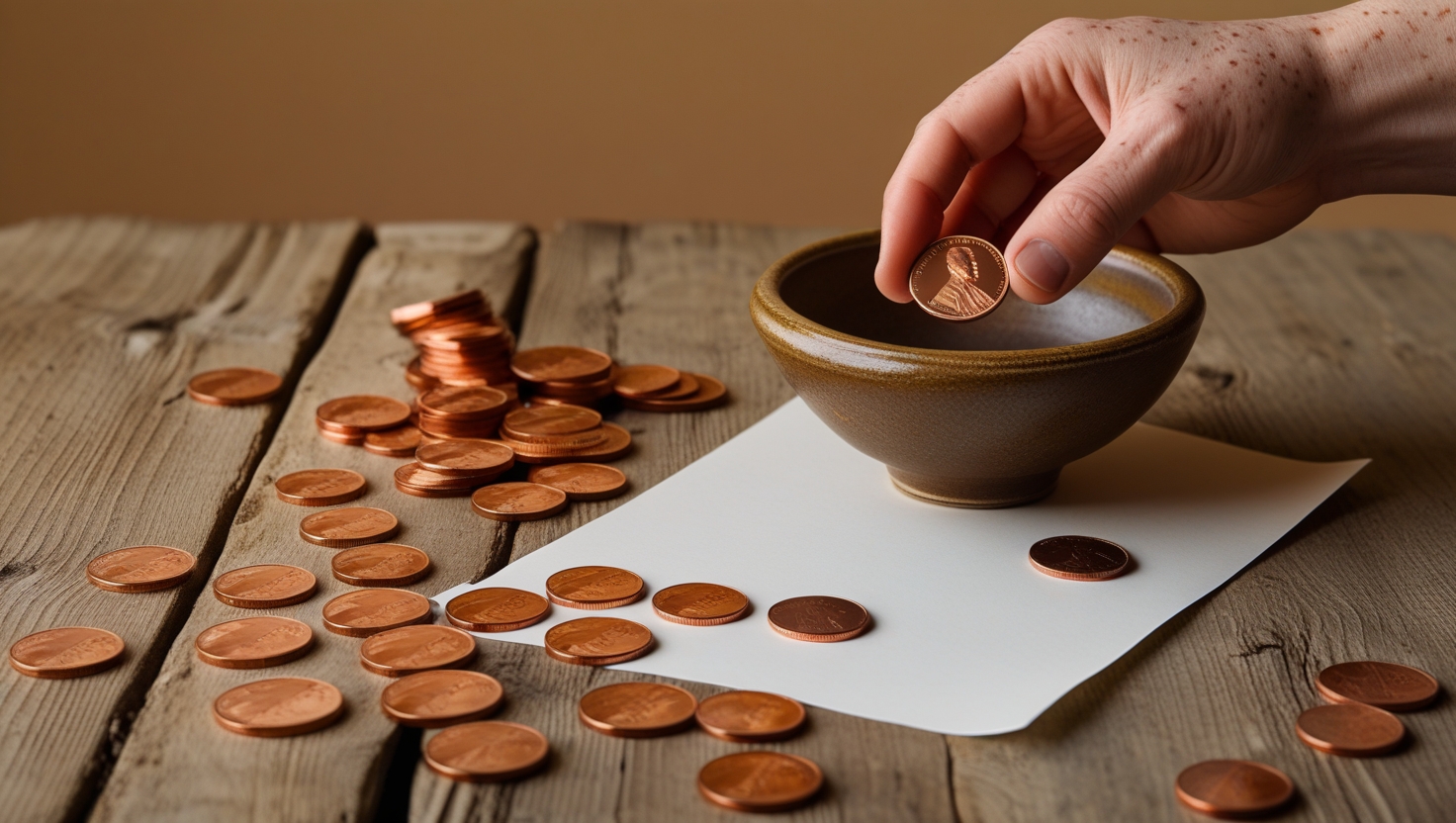Mit 20 Cents die Feinmotorik prüfen und stärken