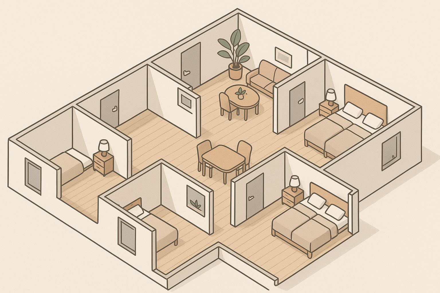 Einzel- oder Doppelzimmer? Was ist besser?