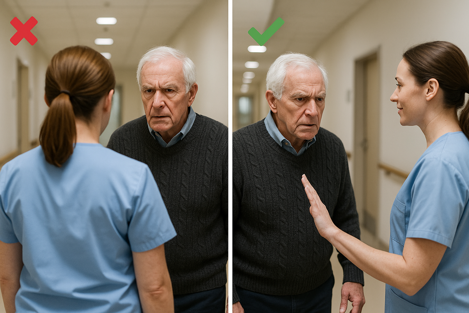 Hürden- und Stellungsfehler: das provoziert tätliche Übergriffe von Menschen mit Demenz