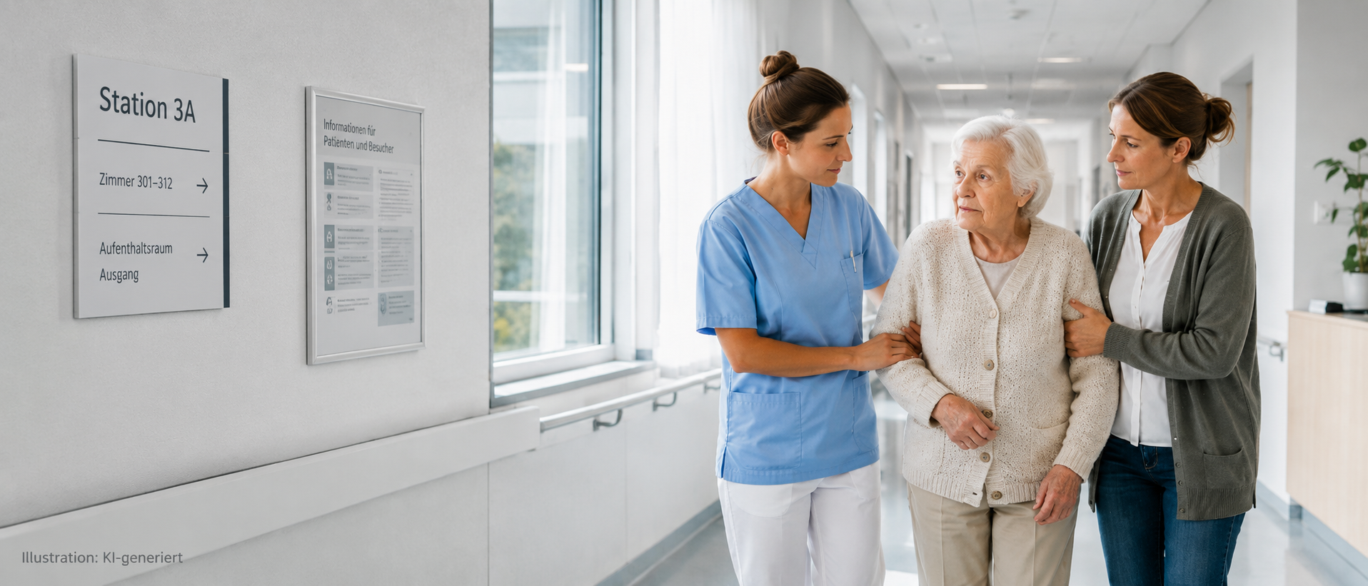 Nicht wegen der Demenz im Krankenhaus – sondern mit ihr